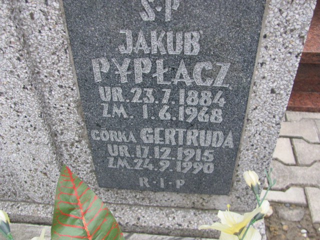Gertruda Pypłacz 1915 Mysłowice Morgi - Grobonet - Wyszukiwarka osób pochowanych
