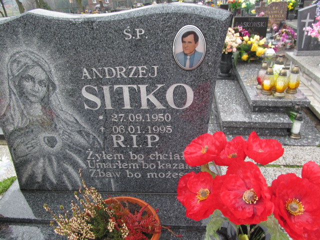 Andrzej Sitko 1950 Mysłowice Morgi - Grobonet - Wyszukiwarka osób pochowanych