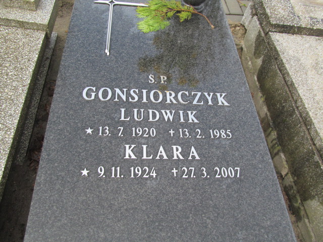 Klara Gonsiorczyk 1924 Mysłowice Morgi - Grobonet - Wyszukiwarka osób pochowanych