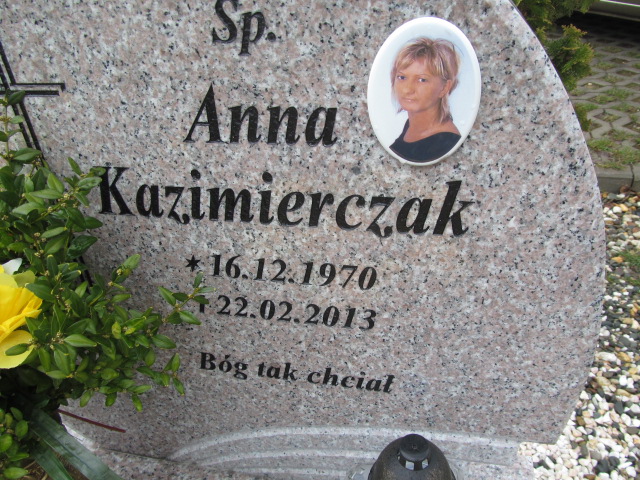 Anna Kazimierczak 1970 Mysłowice Morgi - Grobonet - Wyszukiwarka osób pochowanych