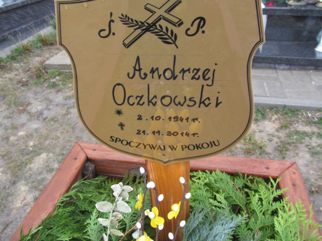 Andrzej Oczkowski 1941 Mysłowice Morgi - Grobonet - Wyszukiwarka osób pochowanych