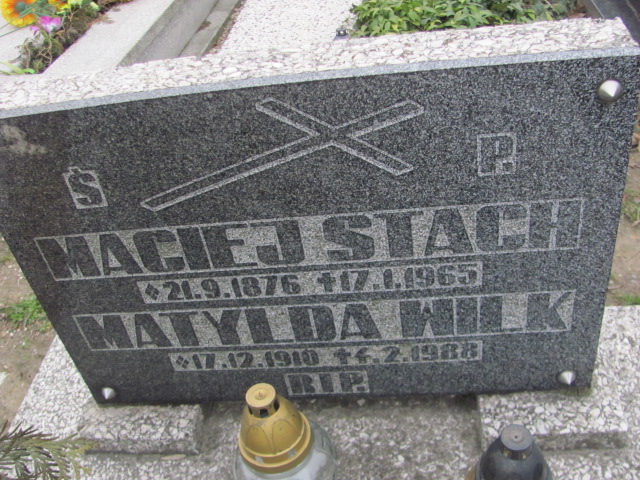 Matylda Wilk 1910 Mysłowice Morgi - Grobonet - Wyszukiwarka osób pochowanych