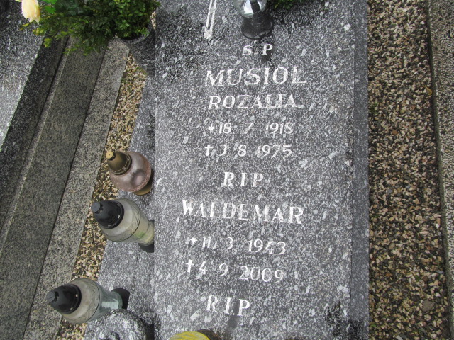 Waldemar Musioł 1943 Mysłowice Morgi - Grobonet - Wyszukiwarka osób pochowanych
