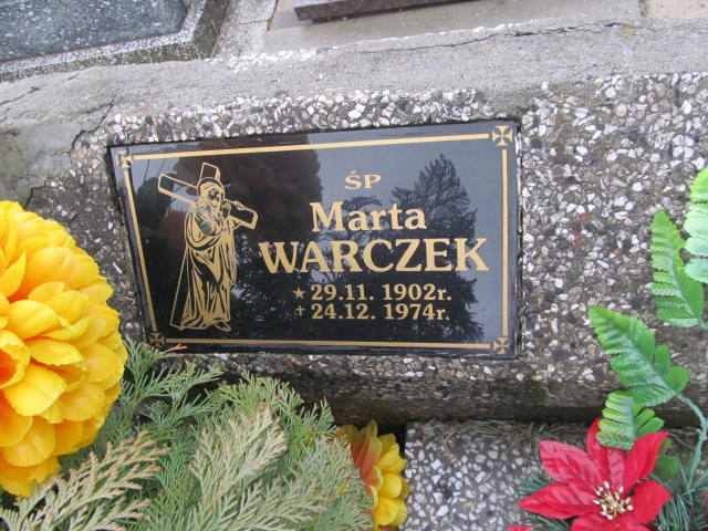 Marta Warczek 1902 Mysłowice Morgi - Grobonet - Wyszukiwarka osób pochowanych