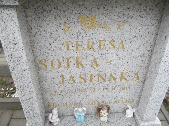 Teresa Sojka Jasińska 1962 Mysłowice Morgi - Grobonet - Wyszukiwarka osób pochowanych