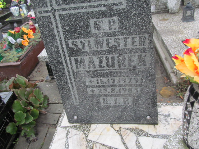Sylwester Mazurek 1929 Mysłowice Morgi - Grobonet - Wyszukiwarka osób pochowanych